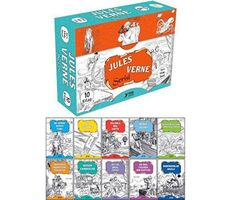 4. Sınıf Jules Verne Serisi (10 Kitaplık Set) - Jules Verne - Yuva Yayınları