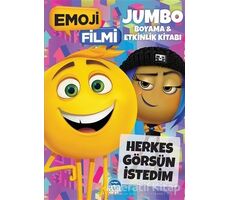 Emoji Filmi Jumbo Boyama ve Etkinlik Kitabı - Cordelia Evans - Martı Çocuk Yayınları