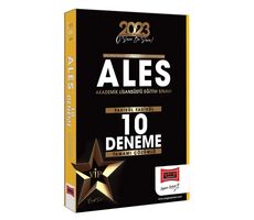Yargı 2023 ALES Tamamı Çözümlü Fasikül 10 Deneme Sınavı (21 Ağustos 2022 Sınavına Göre)