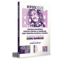 Benim Hocam 2023 KPSS Eğitim Bilimleri Tamamı Çözümlü Soru