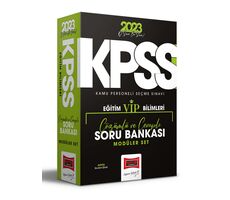 Yargı 2023 KPSS Eğitim Bilimleri Tamamı Çözümlü VİP Modüler Soru Bankası Seti