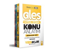 Yediiklim 2023 Master Serisi Ales Konu Anlatımlı Modüler Set (3 Kitap)