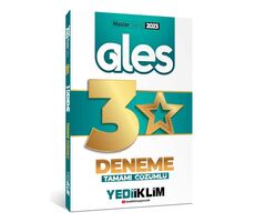 Yediiklim 2023 Master Serisi Ales Tamamı Çözümlü 3 Yıldız Deneme