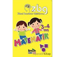 3 - 4 Yaş Matematik - Zihinsel Becerilerimi Geliştiriyorum - Kolektif - limonKIDS