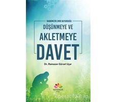 Rabbimizin Emir Buyurduğu Düşünmeye ve Akletmeye Davet - Ramazan Gürsel Uçar - Mevsimler Kitap