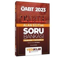 Yediiklim 2023 ÖABT Tarih Alan Eğitimi Tamamı Çözümlü Soru Bankası