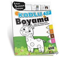 Kodlu Boyama 5-6 Yaş - Kolektif - Niha Çocuk