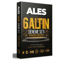 Benim Hocam ALES Tamamı Çözümlü 6 Altın Deneme