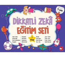 Dikkatli Zeka Eğitim Seti 1. Kitap - 5 Yaş - Neşe Duran - Beyaz Balina Yayınları