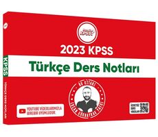 Hangi KPSS 2023 KPSS Türkçe Ders Notları