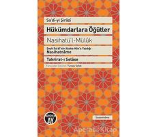 Hükümdarlara Öğütler - Şeyh Sadii Şirazi - Büyüyen Ay Yayınları