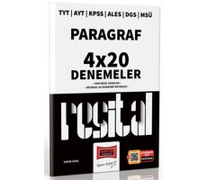 Yargı 2023 TYT AYT KPSS ALES DGS MSÜ Resital Serisi Paragraf 4x20 Deneme Sınavı