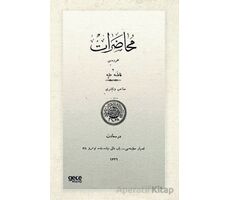 Muhadarat (Osmanlıca) - Fatma Aliye Hanım - Gece Kitaplığı