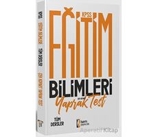 İsem 2023 KPSS Eğitim Bilimleri Tüm Dersler Çek Kopart Yaprak Testi