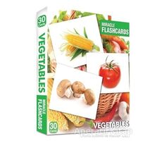 Miracle Flashcards - Vegetables Box 30 Cards - Kolektif - MK Publications