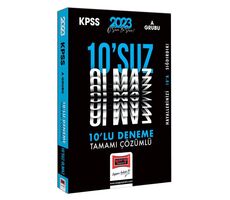 Yargı 2023 KPSS A Grubu Tamamı Çözümlü 10’suz Olmaz 10 Deneme