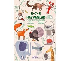 5-7-5 Hayvanlar: Adan Zye Hayvanlarla Haiku - Songül Bozacı - Abm Yayınevi