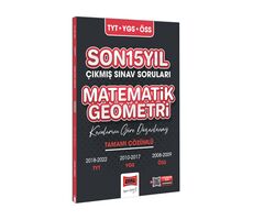 Yargı TYT-YGS-ÖSS Son Matematik-Geometri Tamamı Çözümlü Son 15 Yıl Çıkmış Sınav Soruları