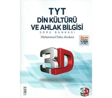 TYT 3D Felsefe ve Din Kültürü ve Ahlak Bilgisi Soru Bankası 3D Yayınları