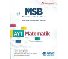 AYT Matematik Modüler Soru Bankası Eğitim Vadisi (Kampanyalı)