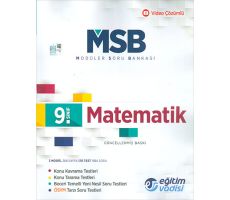 Eğitim Vadisi 9.Sınıf Matematik MSB Modüler Soru Bankası 2024 öncesi müfredat