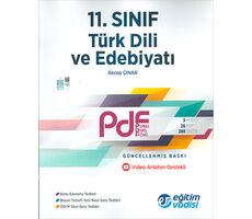 Eğitim Vadisi 11.Sınıf Türk Dili ve Edebiyatı PDF Video Anlatım Destekli
