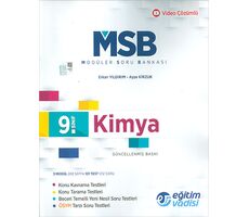 Eğitim Vadisi 9.Sınıf Kimya MSB Modüler Soru Bankası 2024 öncesi müfredat