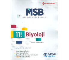 Eğitim Vadisi 11.Sınıf Biyoloji MSB Modüler Soru Bankası