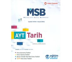 AYT Tarih Güncel MSB Modüler Soru Bankası Eğitim Vadisi (Kampanyalı)