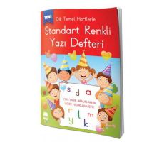 Standart Renkli Yazı Defteri Ema Kitap