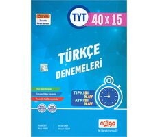 Nego TYT Türkçe Tamamı Video Çözümlü 40x15 Branş Deneme