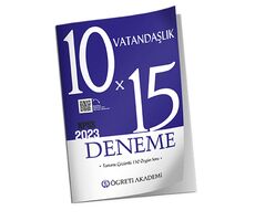 Öğreti Akademi 2023 KPSS Vatandaşlık 10 x 15 Deneme