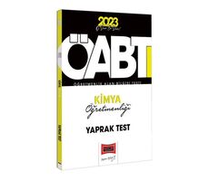 Yargı 2023 KPSS ÖABT Kimya Öğretmenliği Çek Kopart Yaprak Test