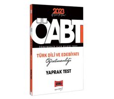Yargı 2023 KPSS ÖABT Türk Dili ve Edebiyatı Öğretmenliği Çek Kopart Yaprak Test