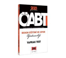 Yargı 2023 KPSS ÖABT Beden Eğitimi Öğretmenliği ve Spor Öğretmenliği Yaprak Test