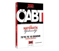 Yargı 2023 KPSS ÖABT Lise Matematik Öğretmenliği Tamamı Çözümlü 10 Deneme