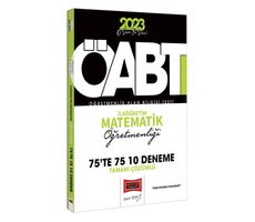 Yargı 2023 KPSS ÖABT İlköğretim Matematik Öğretmenliği Tamamı Çözümlü 10 Deneme