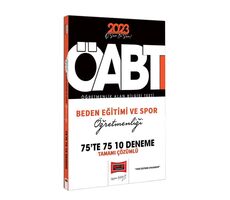 Yargı 2023 KPSS ÖABT Beden Eğitimi ve Spor Öğretmenliği Tamamı Çözümlü 10 Deneme Sınavı