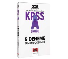 Yargı 2023 KPSS A Grubu Tüm Dersler Tamamı Çözümlü 5 Deneme Sınavı