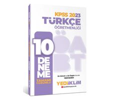 Yediiklim 2023 ÖABT Türkçe Öğretmenliği Tamamı Çözümlü 10 Deneme