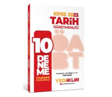 Yediiklim 2023 ÖABT Tarih Öğretmenliği Tamamı Çözümlü 10 Deneme