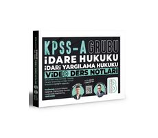 Benim Hocam KPSS A Grubu İdare Hukuku İdari Yargılama Hukuku Video Ders Notları