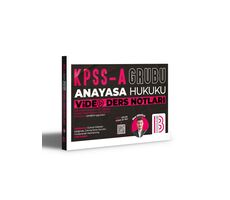 Benim Hocam KPSS A Grubu Anayasa Hukuku Video Ders Notları