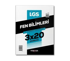 Marka 2024 LGS 1. Dönem Konuları Fen Bilimleri 3x20 Deneme