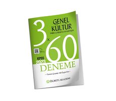 Öğreti Akademi 2023 KPSS Genel Kültür Tarih Coğrafya Vatandaşlık 3 x 60 Deneme