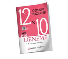 Öğreti Akademi 2023 KPSS Öğrenme Psikolojisi 12 x 10 Deneme
