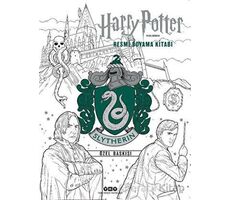 Harry Potter Filmlerinden Resmi Boyama Kitabı - Slytherin Özel Baskısı