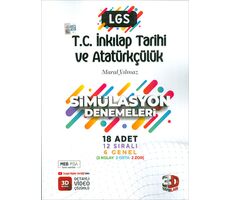 8.Sınıf LGS T.C. İnkılap Tarihi ve Atatürkçülük Simülasyon 18 Deneme 3D Yayınları