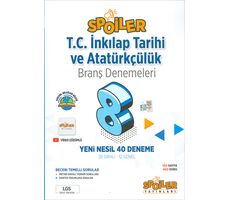 8.Sınıf T.C İnkilap Tarihi Ve Atatürkçülük Branş Denemeleri Spoiler Yayınları