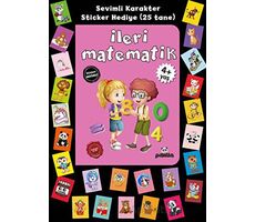 Stickerlı 4+ Yaş İleri Matematik - Pedagog Afife Çoruk - Beyaz Panda Yayınları